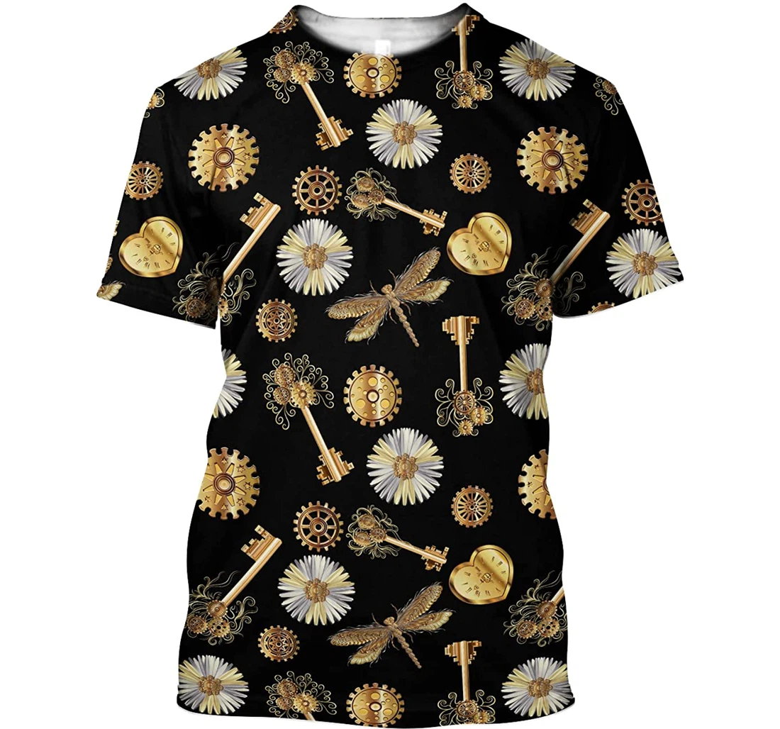 Mechanic Steampunk Shirts - 3D Printed T-shirt