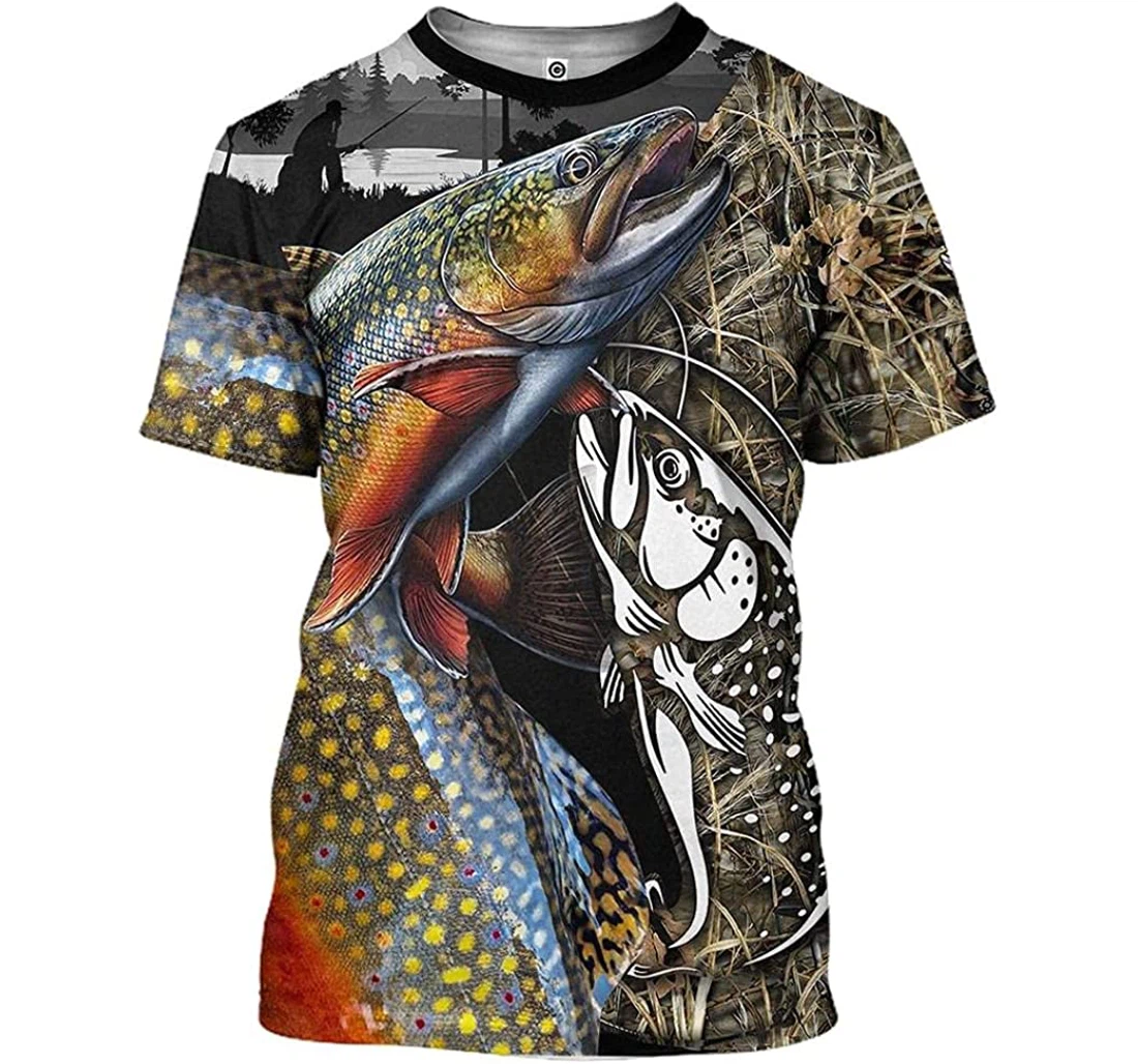 Love Trout Shirts - 3D Printed T-shirt