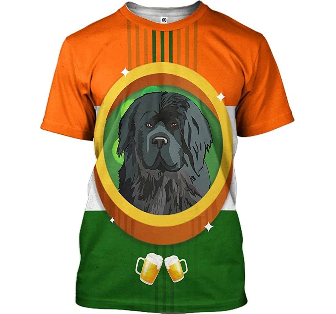 St Patricks Day Newfoundland Shirts - 3D Printed T-shirt