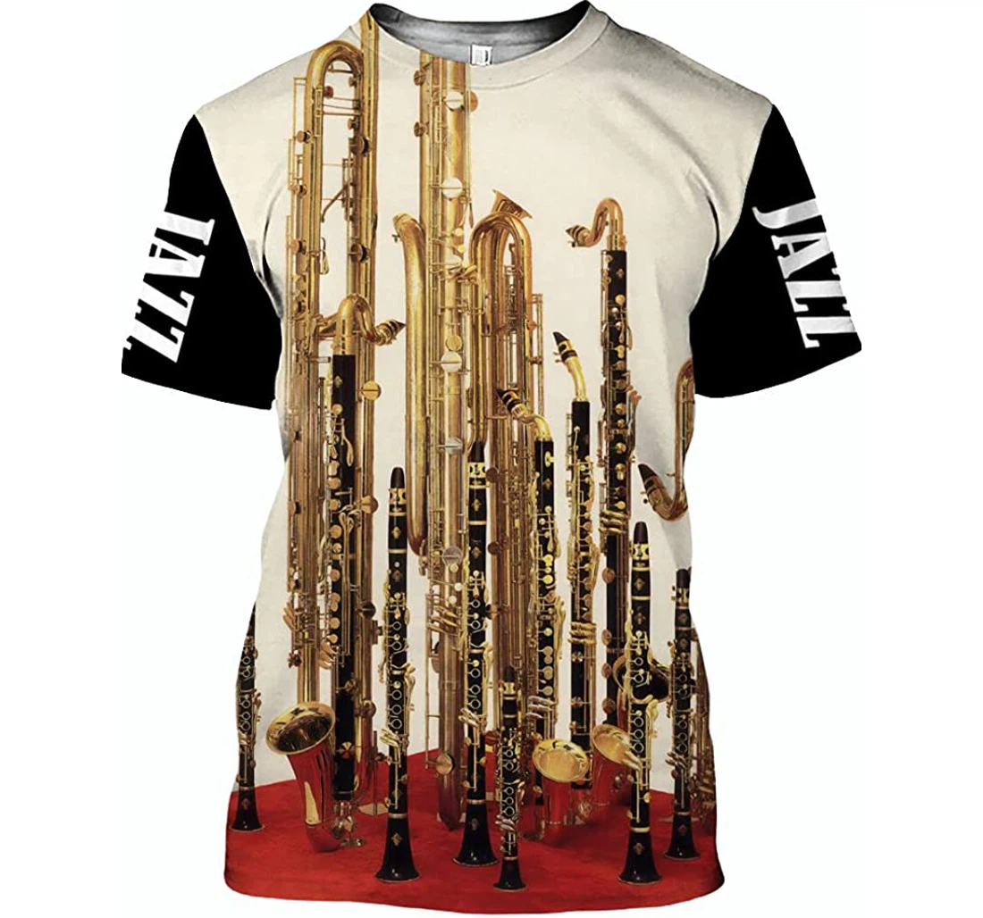 Clarinet Family Shirts - 3D Printed T-shirt