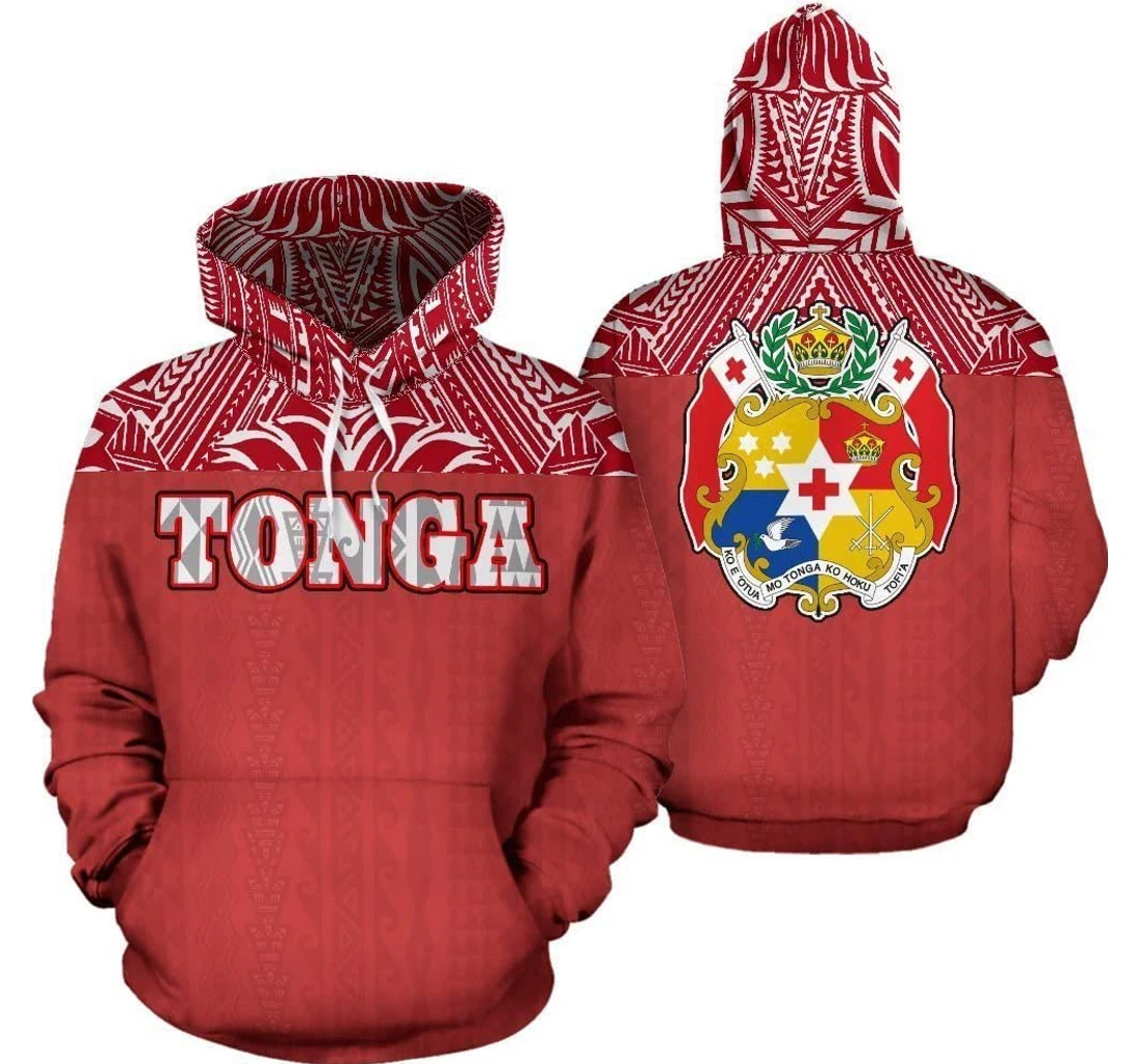 Tonga Polynesian Style All Overunisex & 3d Birthday Gift Christmas Or Friends D - 3D Printed Pullover Hoodie