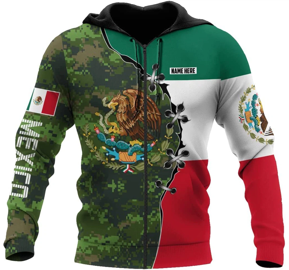 Personalized Mexican All Overunisex & 3d Birthday Gift Christmas Or Friends D - 3D Printed Pullover Hoodie