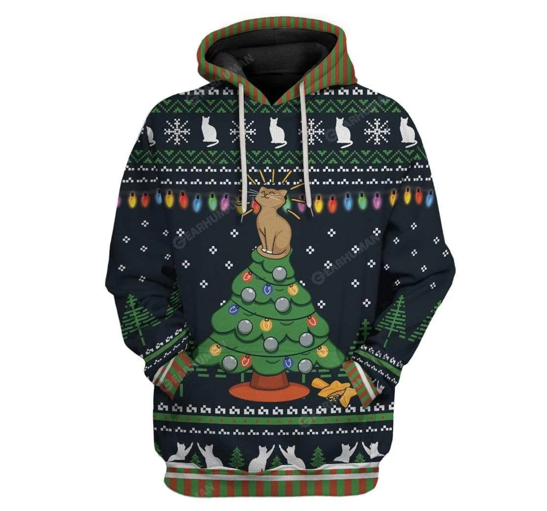 Ugly Christmas I'm The Star Now T-shirts - 3D Printed Pullover Hoodie