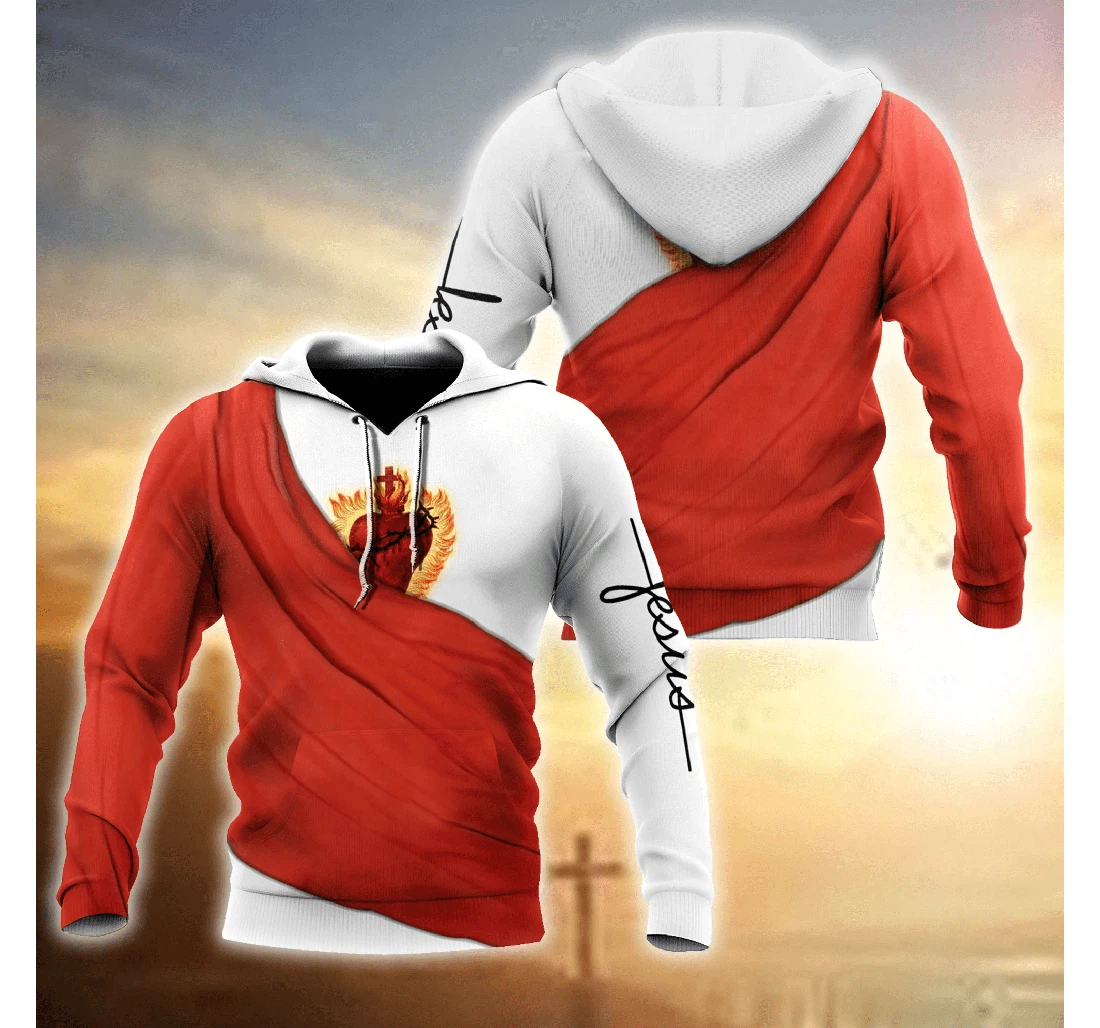 Personalized Jesus - 3D Printed Pullover Hoodie