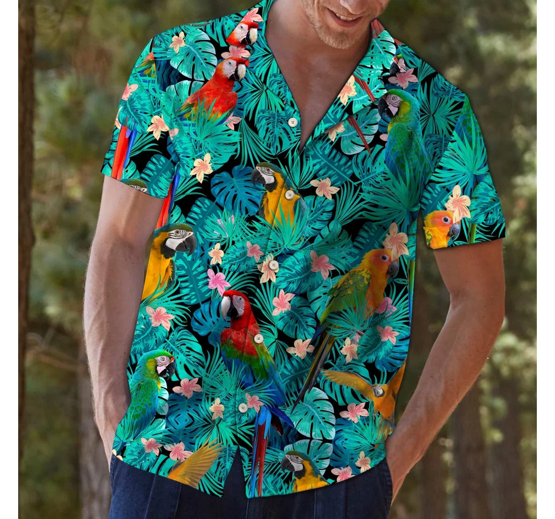 Personalized Felobo Parrot T Hawaiian Shirt, Button Up Aloha Shirt For Men, Women