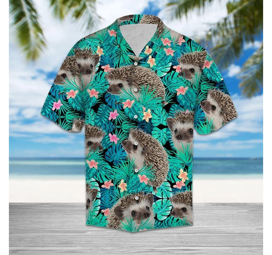 Personalized Felobo Hedgehogs T Hawaiian Shirt, Button Up Aloha Shirt For Men, Women