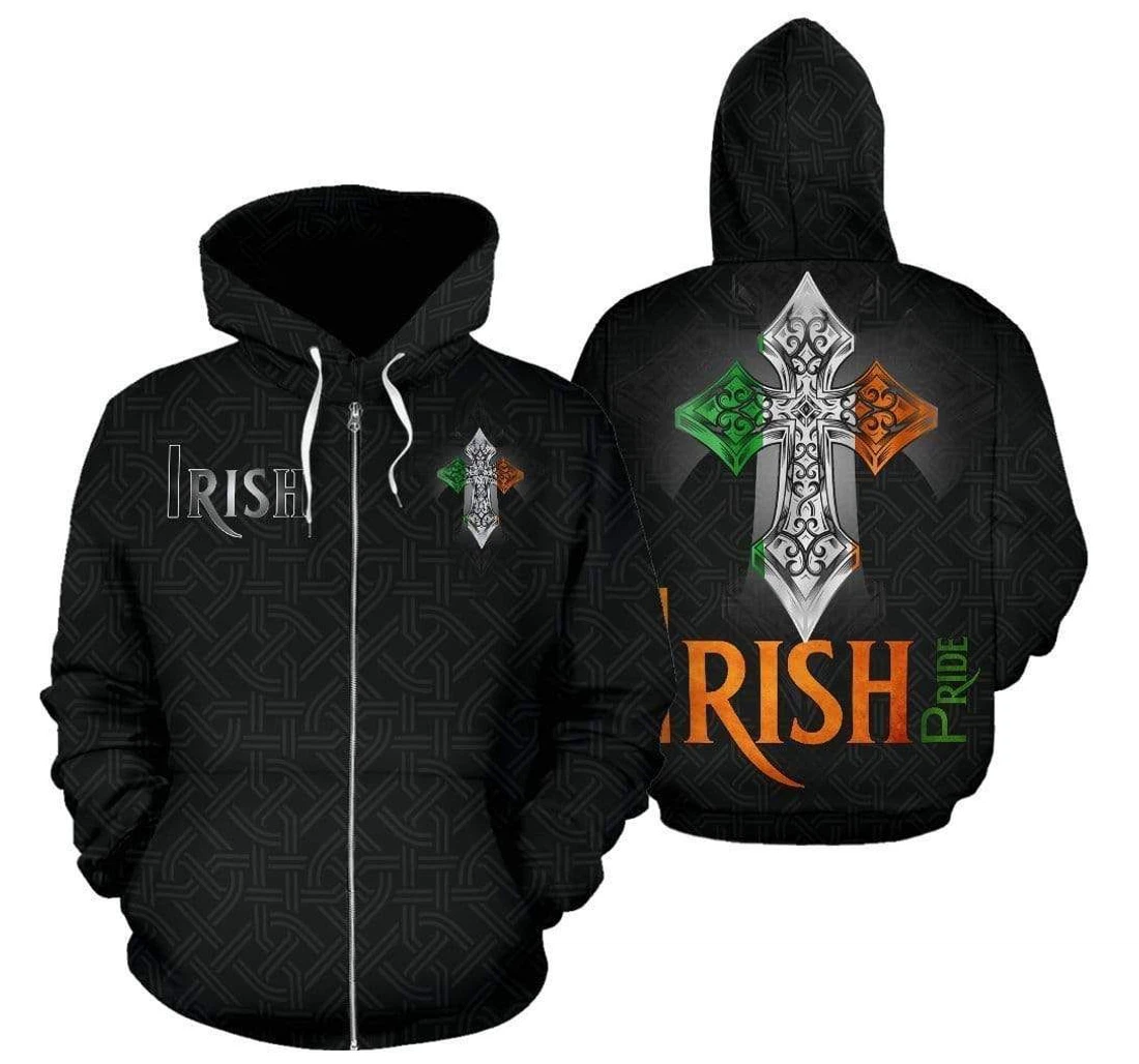 Personalized Irish Pride - 3D Printed Pullover Hoodie