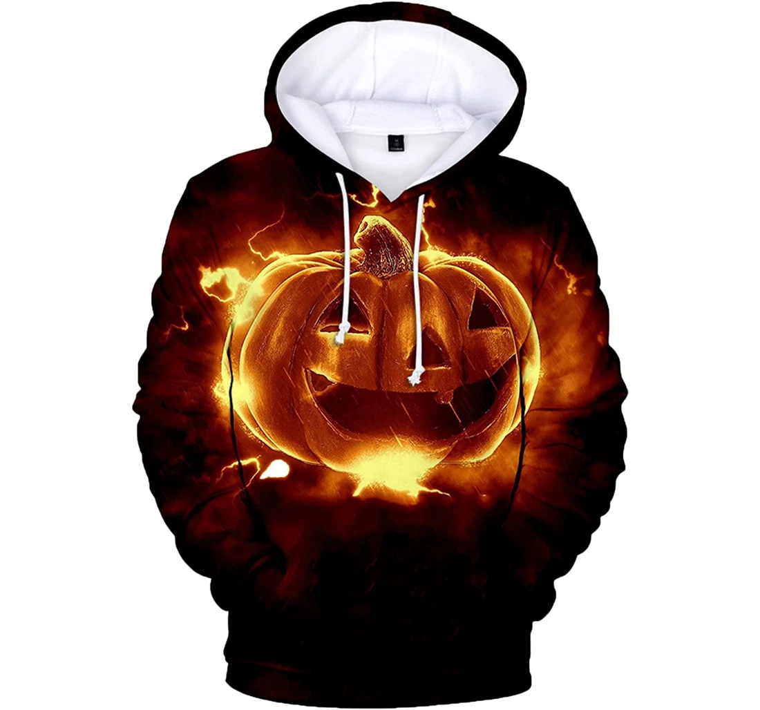 Fashion Halloween Mens Sport Party - 3D Printed Pullover Hoodie