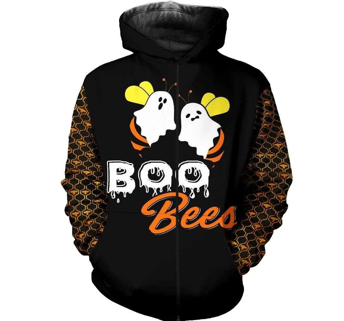 Halloween Boo Bees - 3D Printed Pullover Hoodie