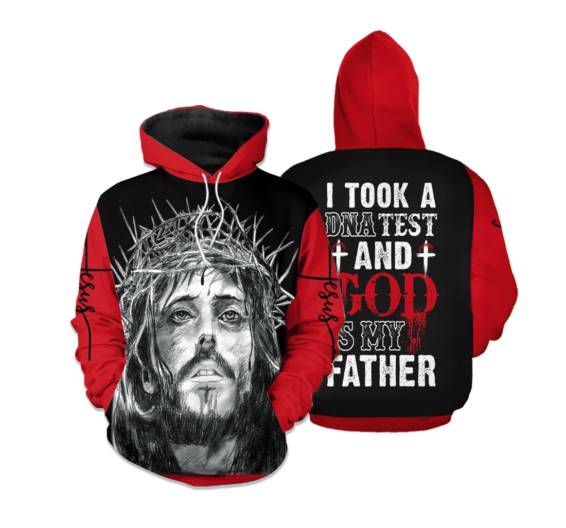 God Is My Father Christian - 3D Printed Pullover Hoodie