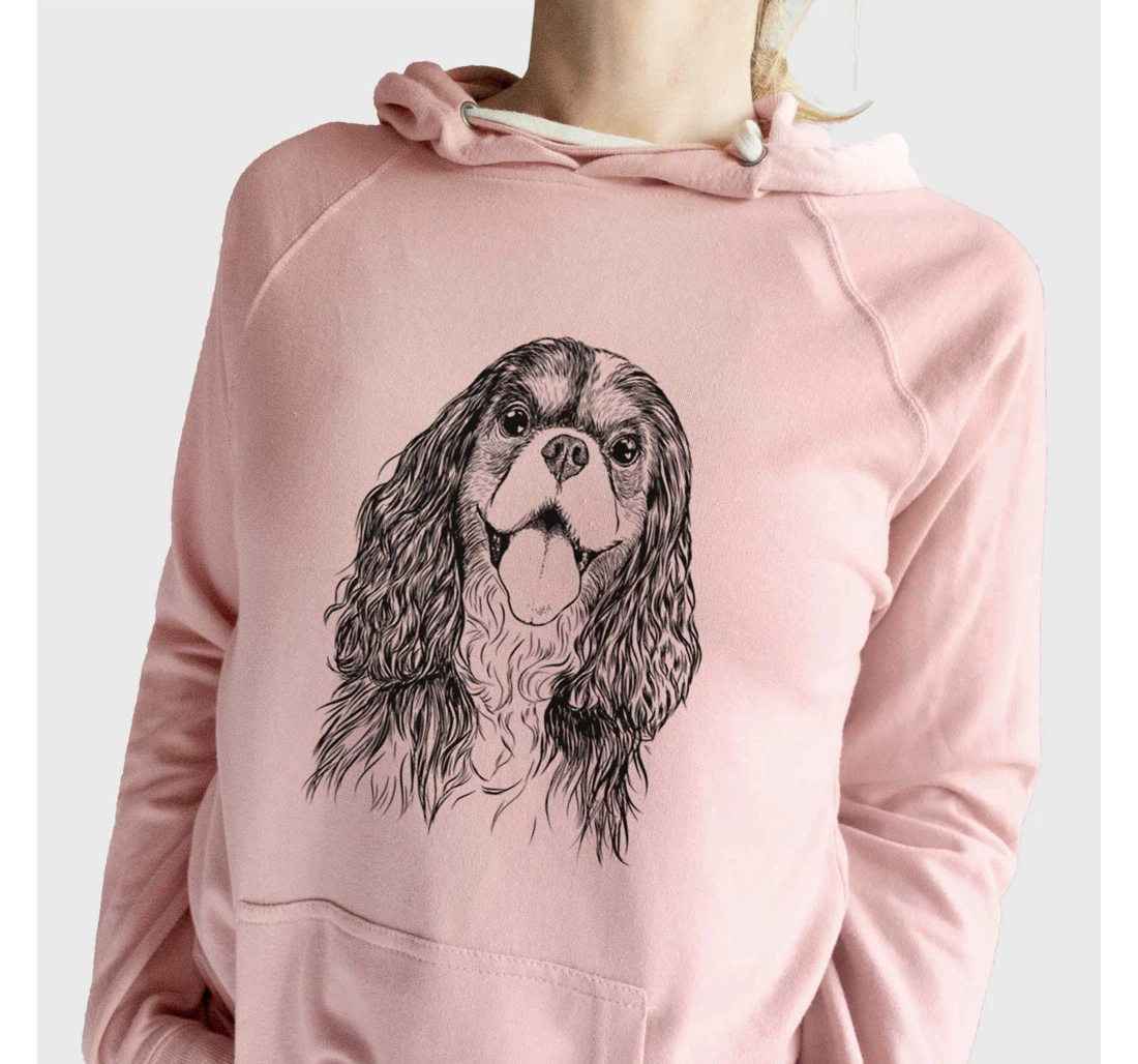 Best Brandy The Cavalier King Charles Spaniel Loopback Terry Classic Oversized - 3D Printed Pullover Hoodie