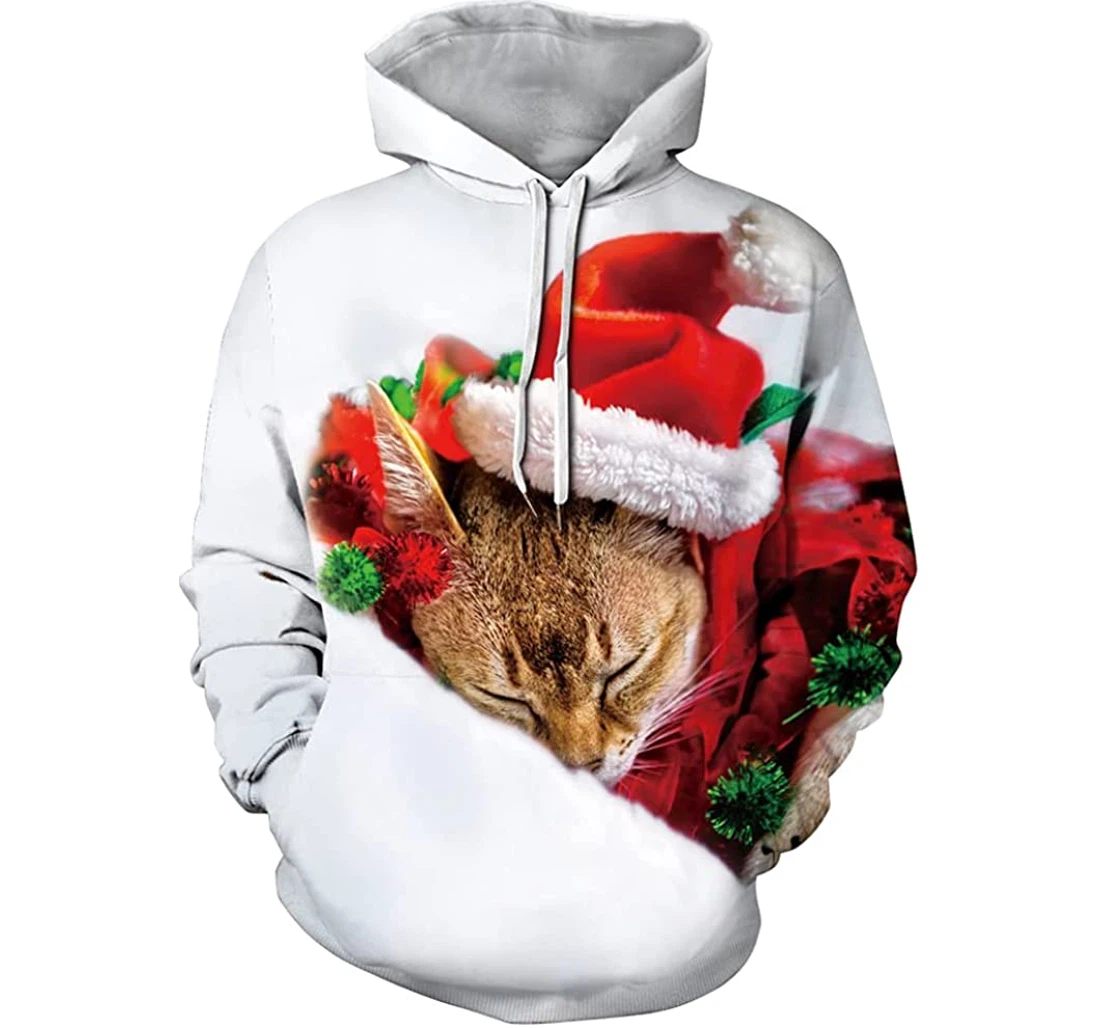 Joomeryer Men's Ugly Christmas - 3D Printed Pullover Hoodie