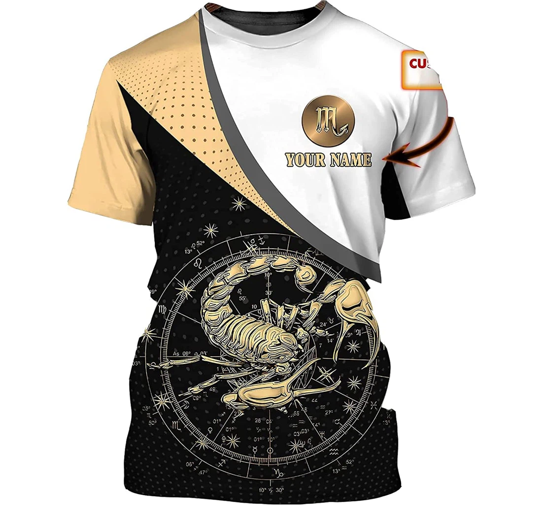 Personalized Scorpio Zodiac Sportwear Up Hd - 3D Printed T-shirt