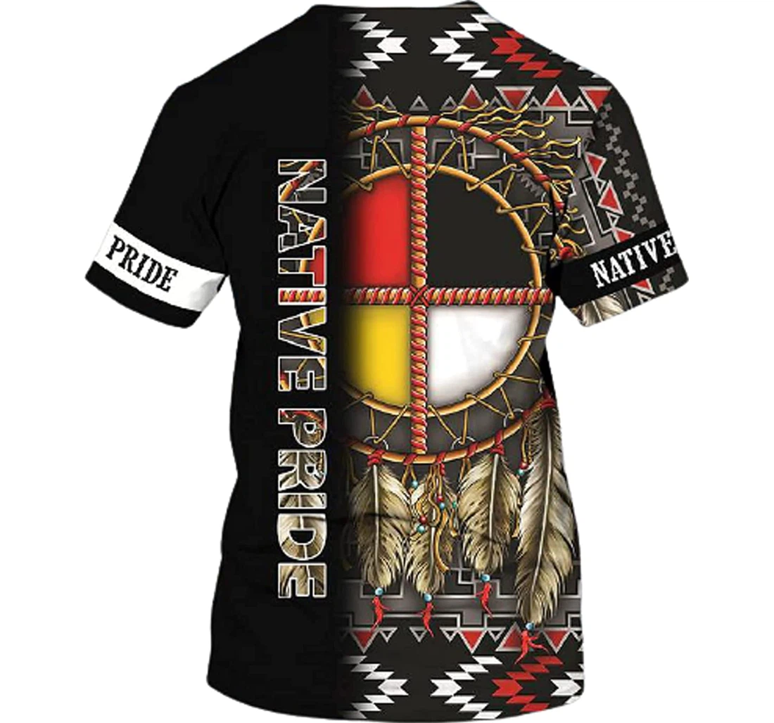 Personalized Native Pride Sportwear Up Hd - 3D Printed T-shirt