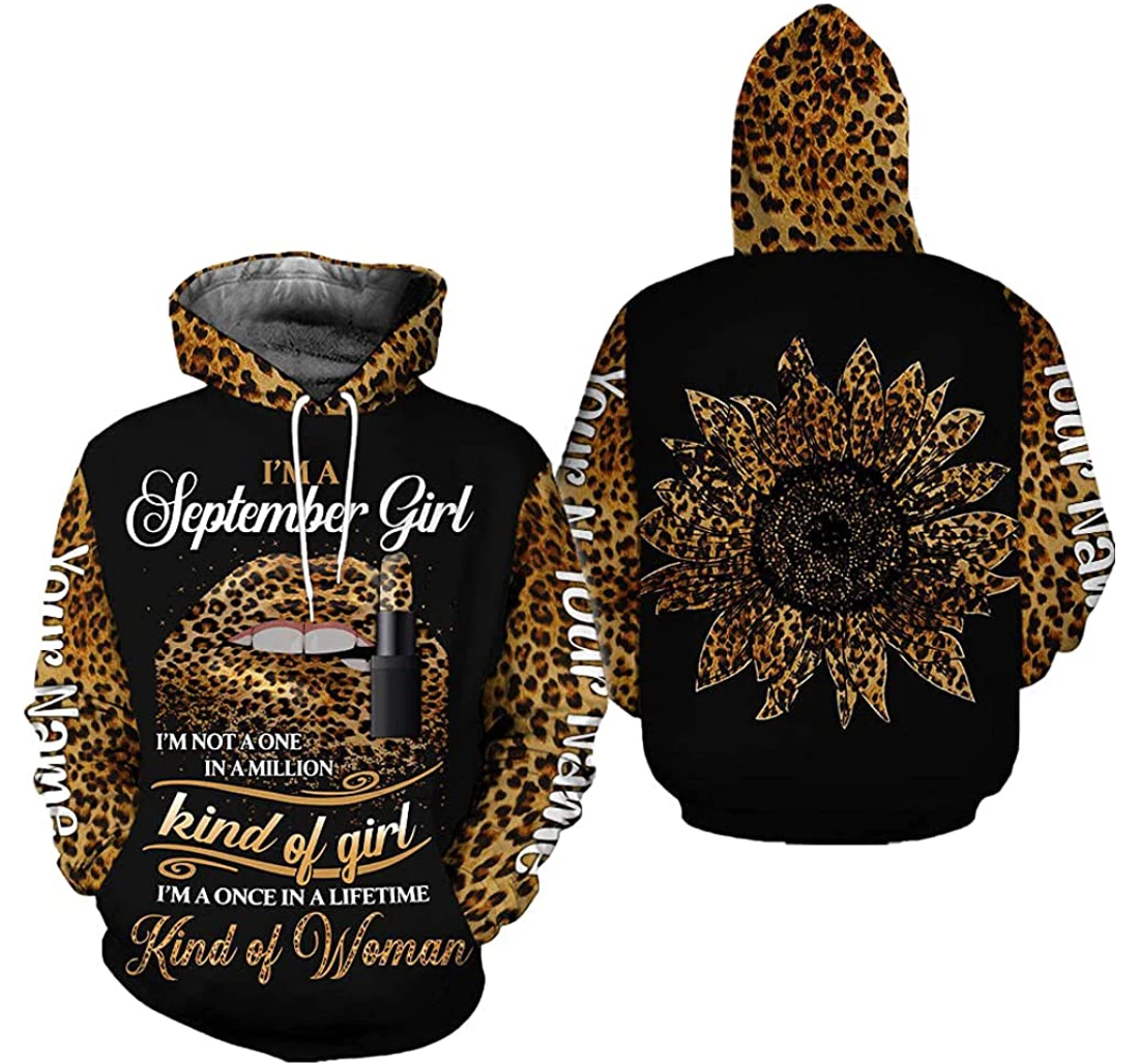 Personalized If My Mouth Doesn't Say It My Face Definitely Will Customized Name Birthday Month Tdp - 3D Printed Pullover Hoodie