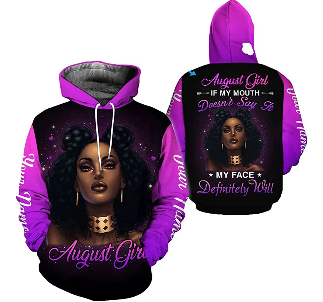 Personalized I Am Made Out Of Brown Sugar Honey Cocoa Gold I May Not Be Perfect But I’m Customized Name Birthday Month Tdp - 3D Printed Pullover Hoodie