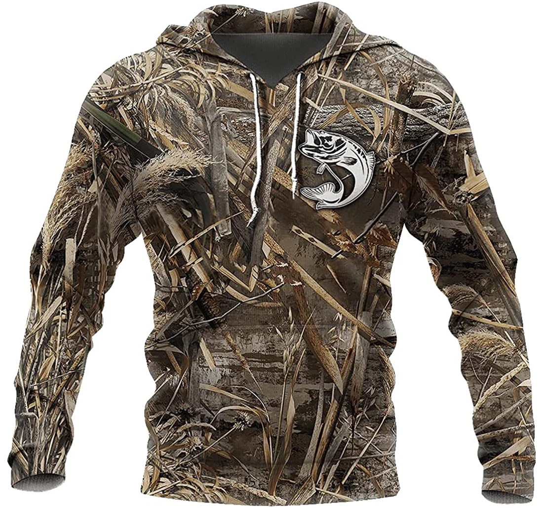 Personalized Fishing Camo Water Shirts Sportwear Up Hd - 3D Printed Pullover Hoodie