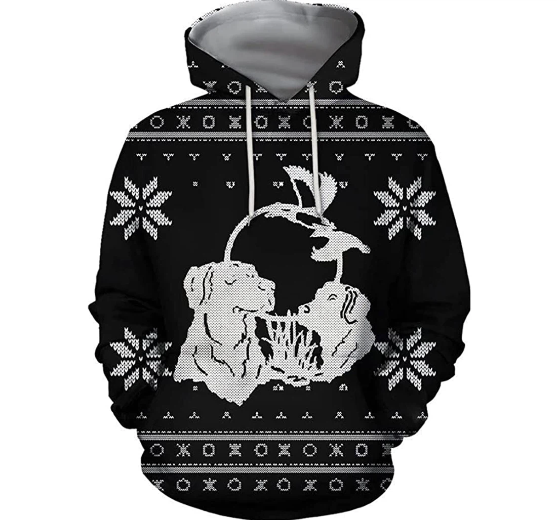 Personalized Hunting Christmas Sportwear Up - 3D Printed Pullover Hoodie