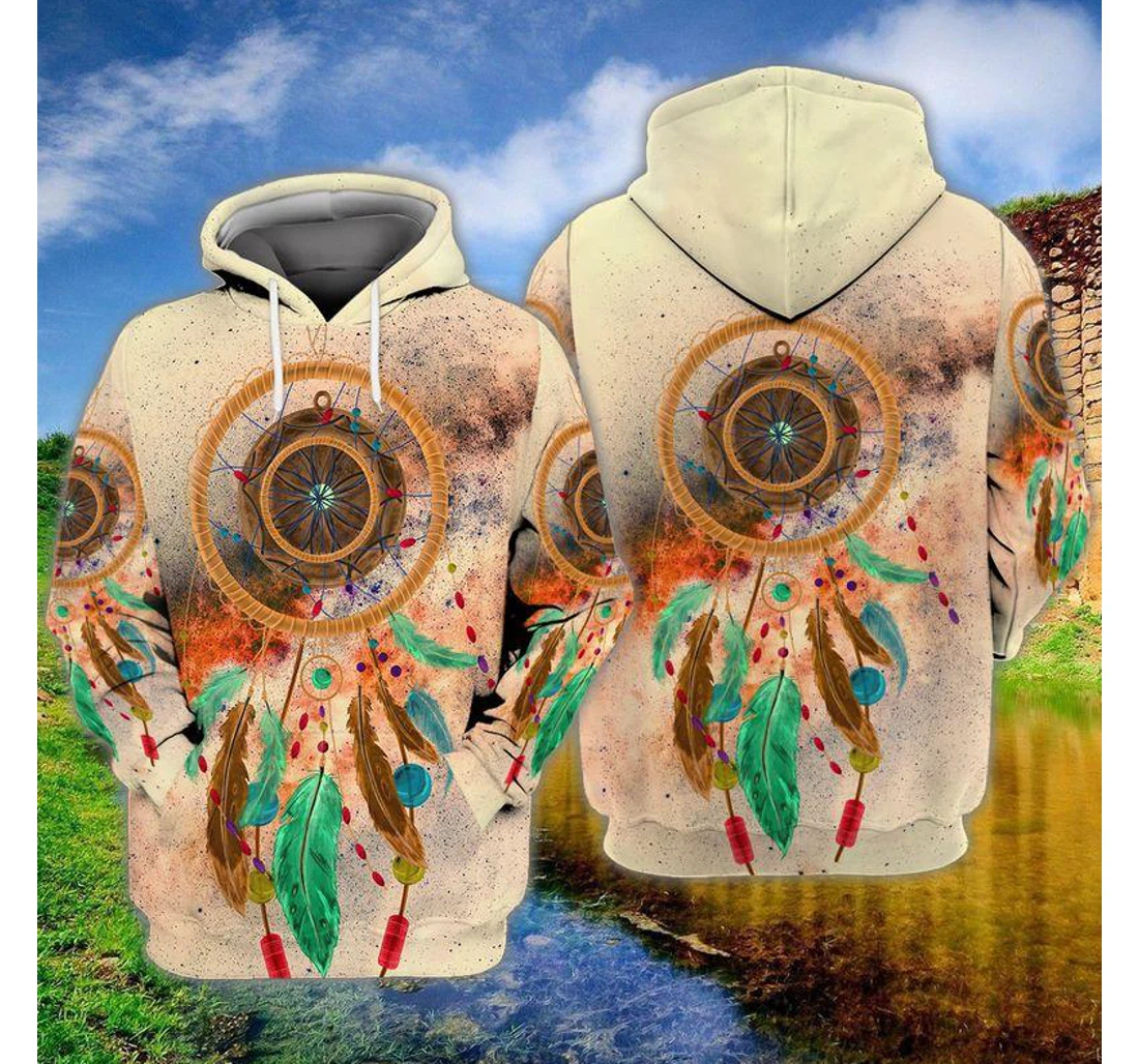 Dreamcatcher Vintage Custom Design Shirts Family Gift - 3D Printed Pullover Hoodie