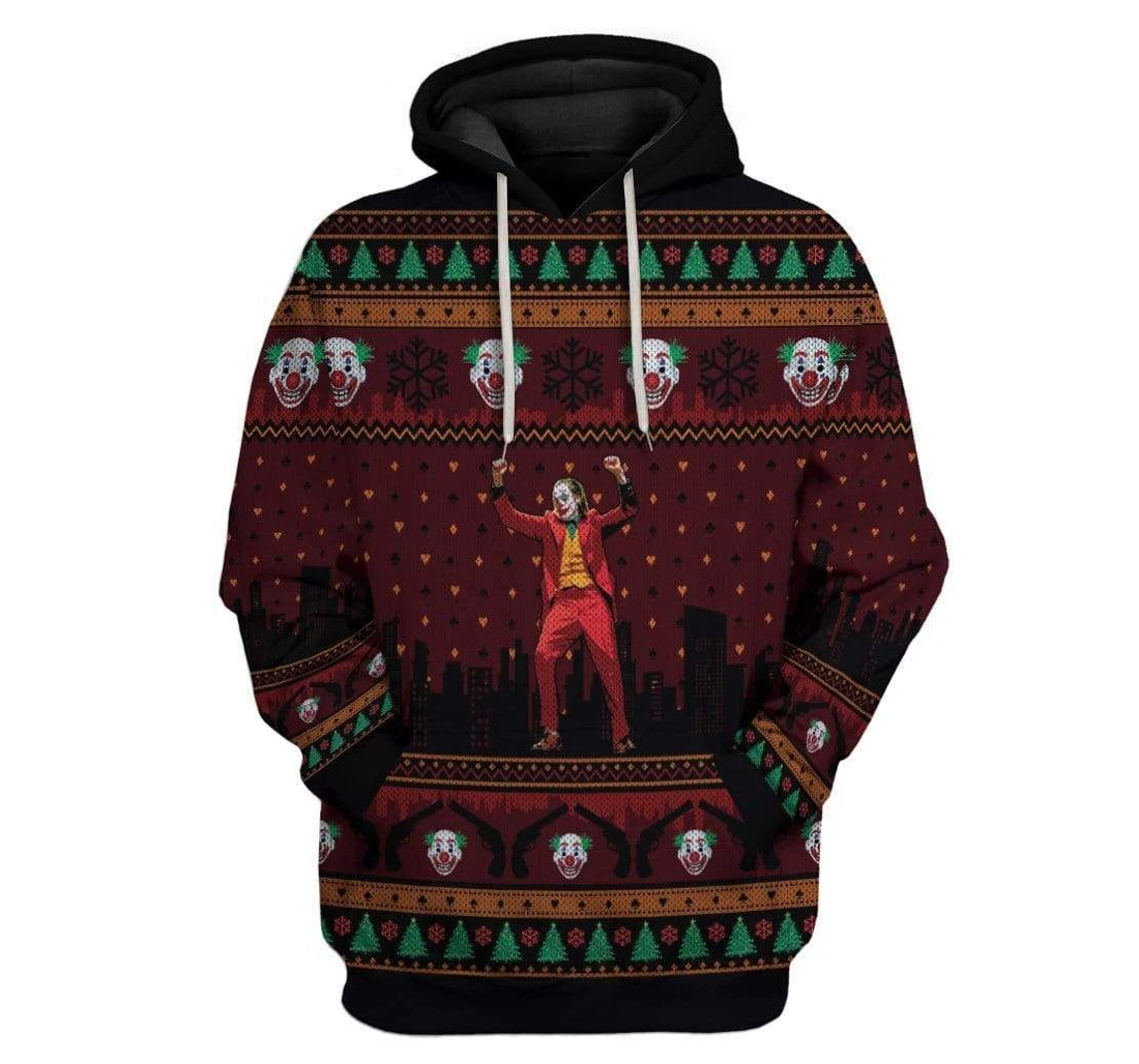 Custom Ugly Jke Christmas Jumper T-shirts Apparel - 3D Printed Pullover Hoodie