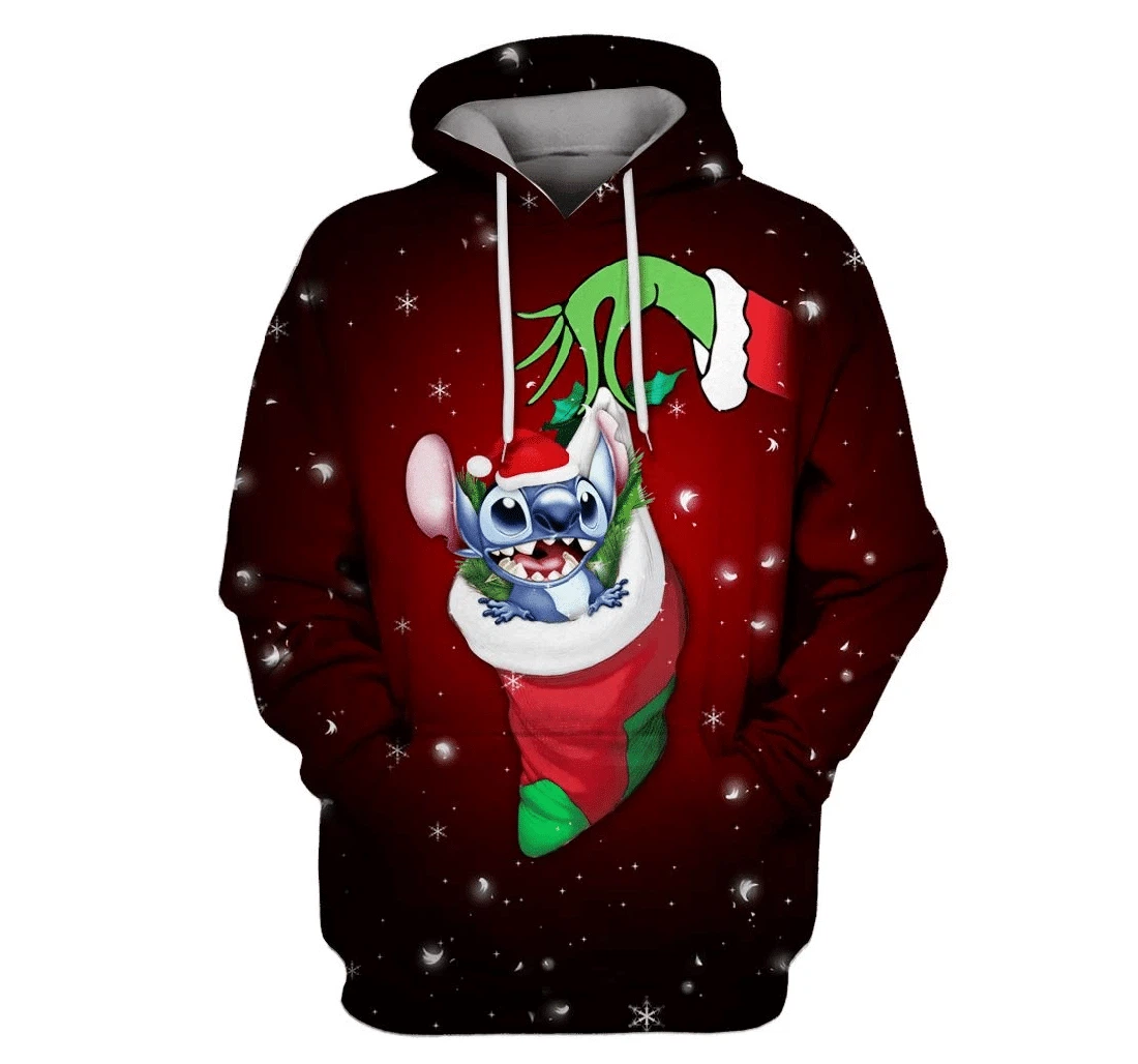 Christmas Stitch Custom - 3D Printed Pullover Hoodie