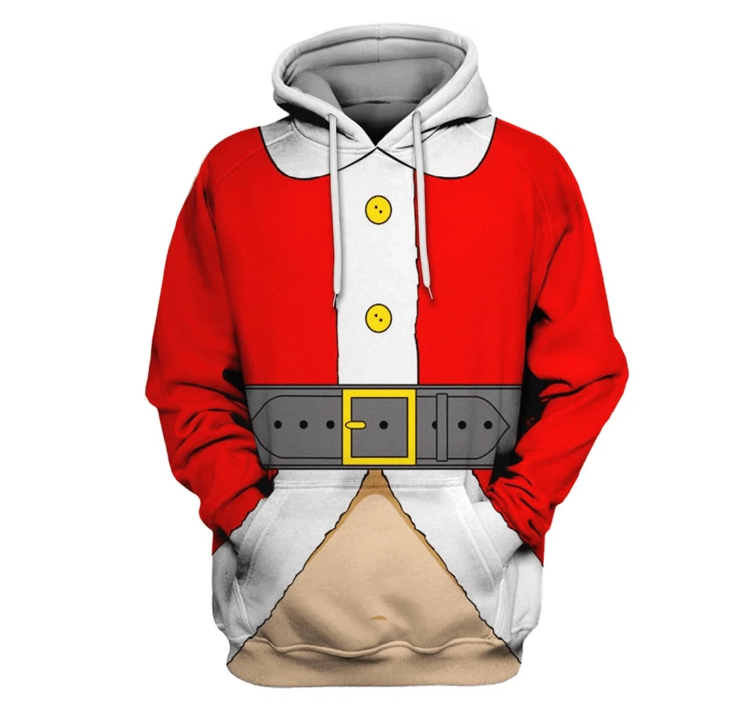 Merry Ugly Christmas Custom - 3D Printed Pullover Hoodie