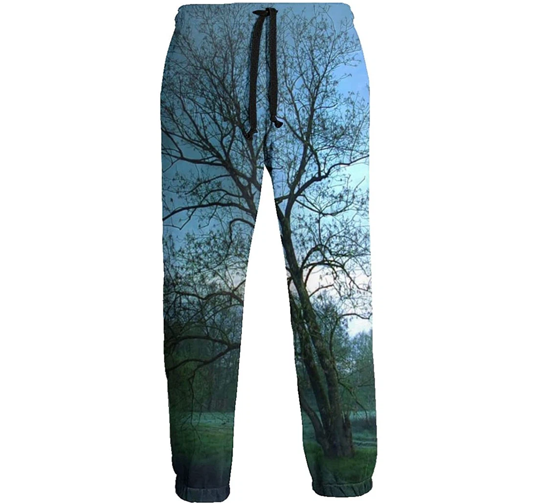 Silence Forest Casual Sweatpants, Joggers Pants With Drawstring For Men, Women