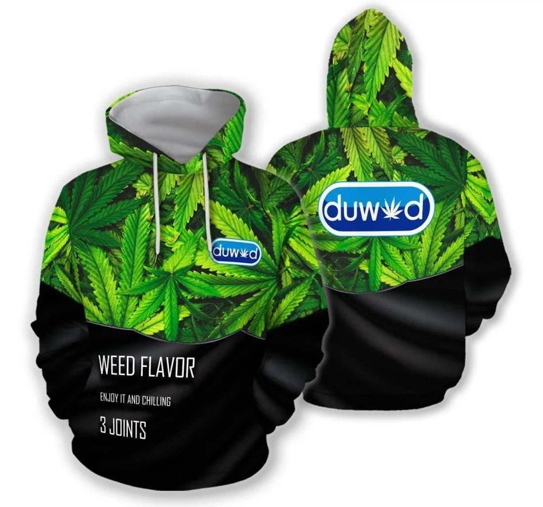 Father's Day Gift Duweed Weed Flavor - 3D Printed Pullover Hoodie
