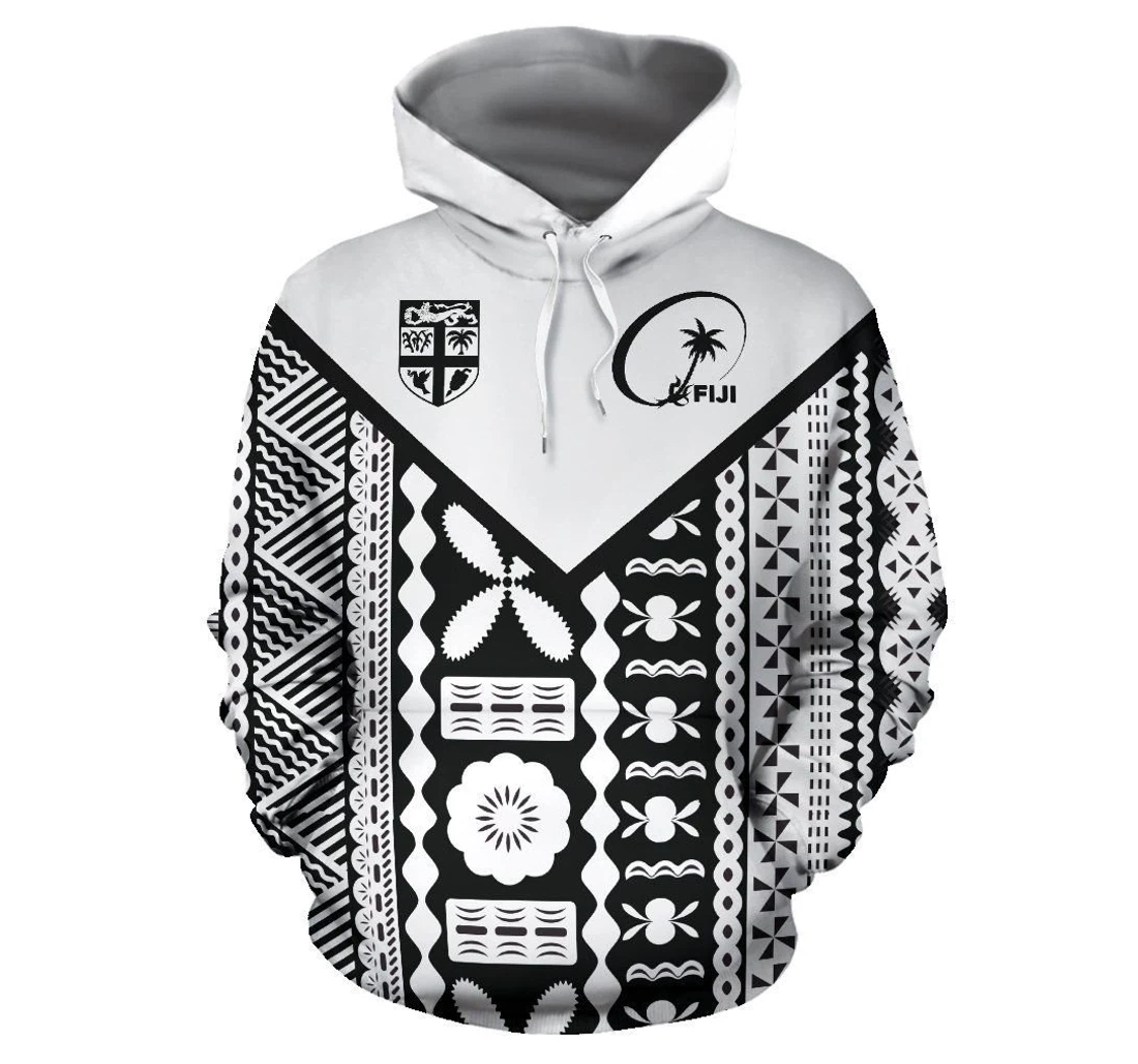 Fiji Tapa Hfibcn - 3D Printed Pullover Hoodie