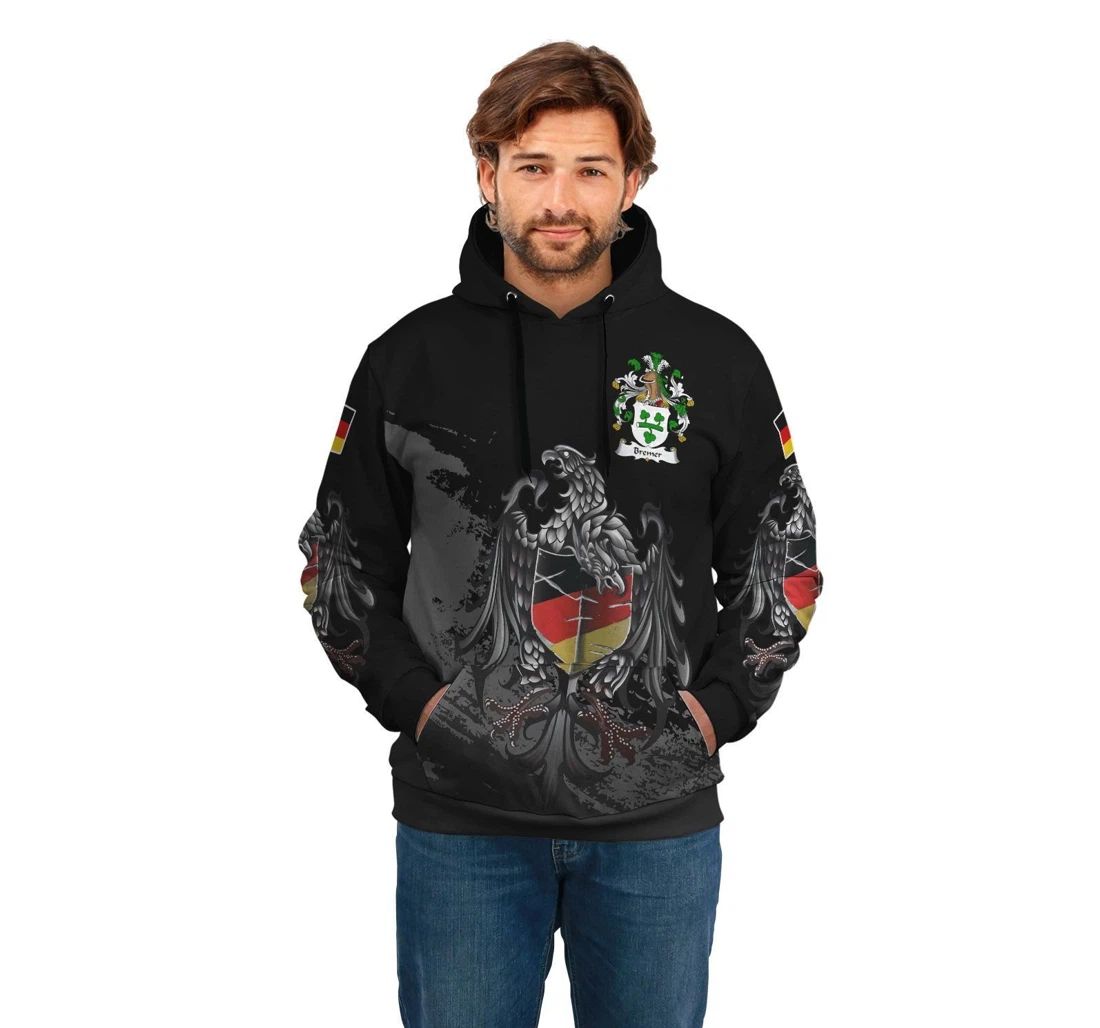 Personalized Brenn Germany Oxazg - 3D Printed Pullover Hoodie