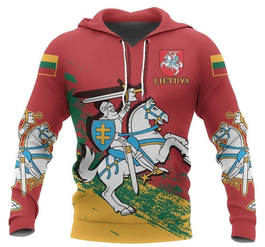 Lithuania Special Hkfcg - 3D Printed Pullover Hoodie