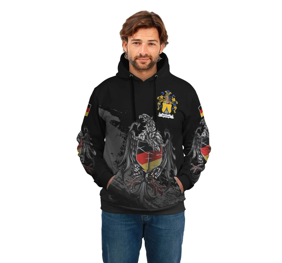 Andorpher Germany Oxath - 3D Printed Pullover Hoodie