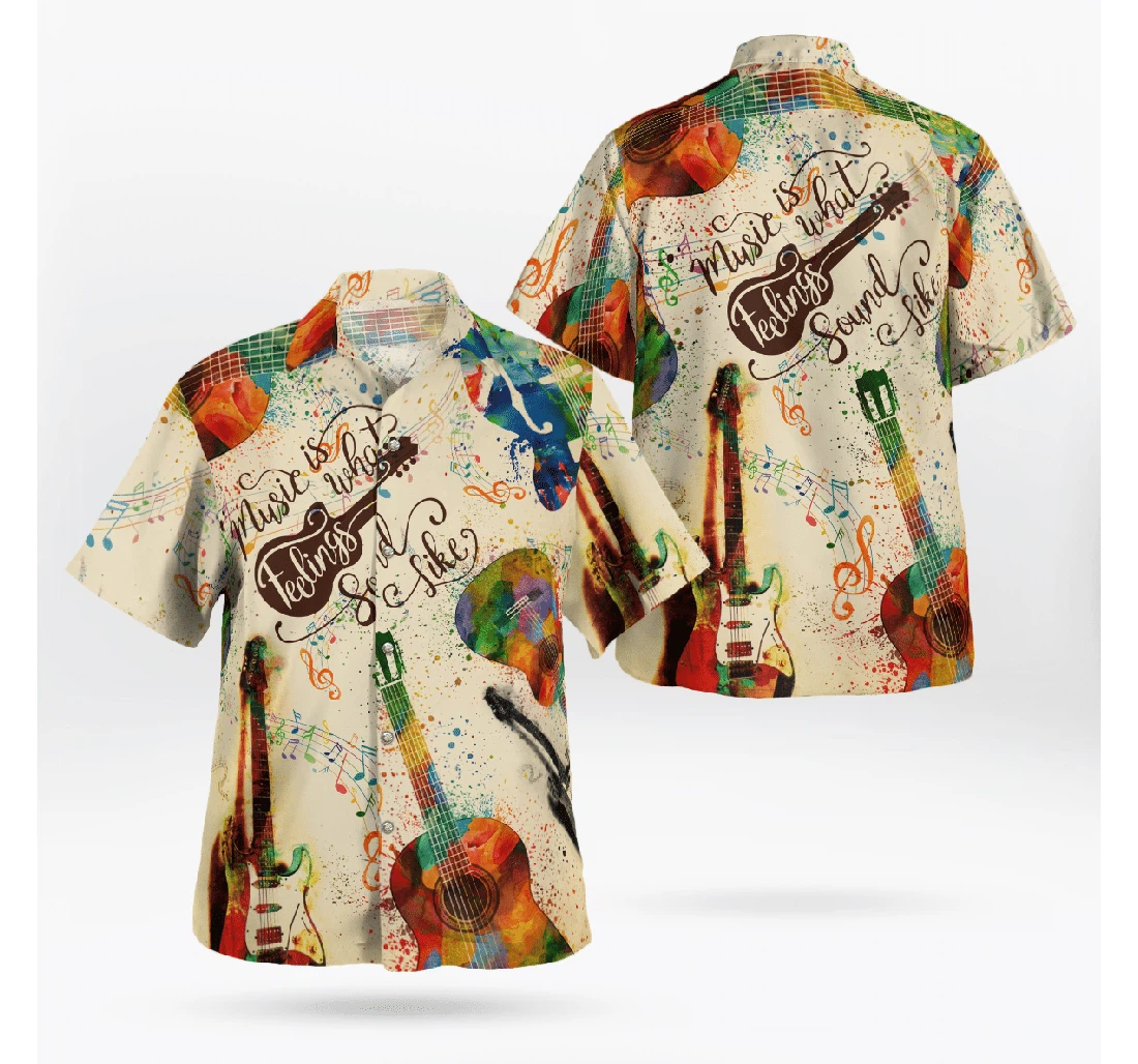 Personalized My Guitar Can Sing Hawaiian Shirt, Button Up Aloha Shirt ...