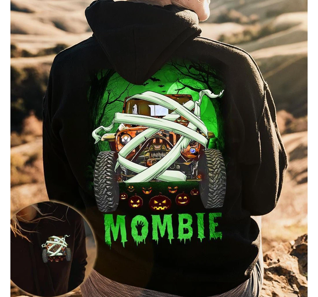 Mombie Jeep Halloween Kv - 3D Printed Pullover Hoodie