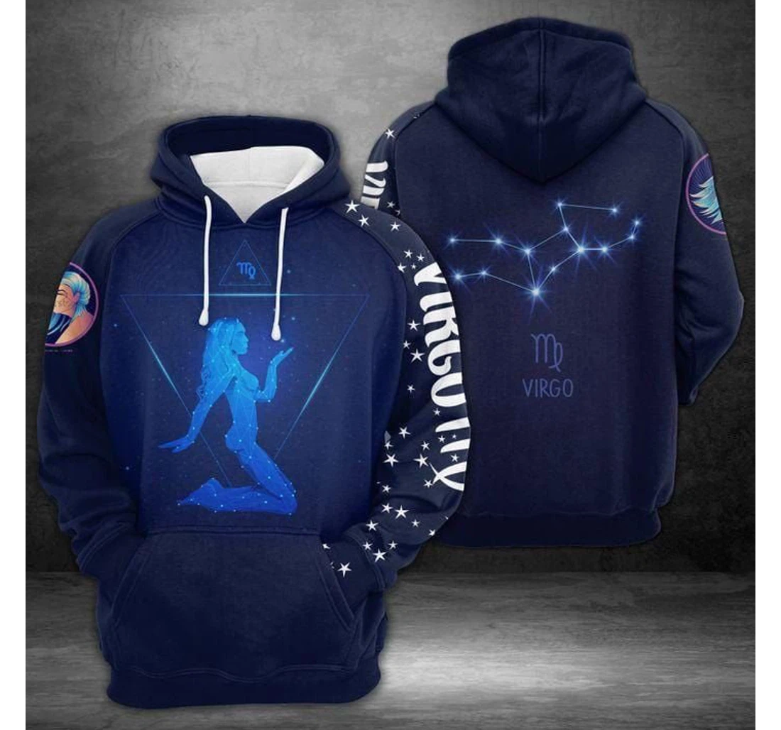 Amazing Virgo Zodiac Birthday Dh - 3D Printed Pullover Hoodie