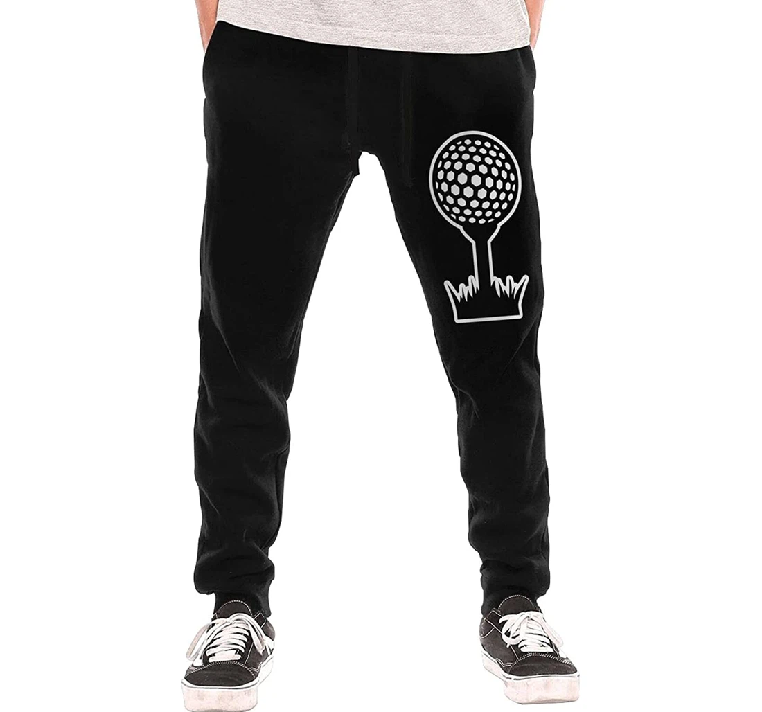 Personalized Golf Ball Casual Sweatpants, Joggers Pants With Drawstring For Men, Women