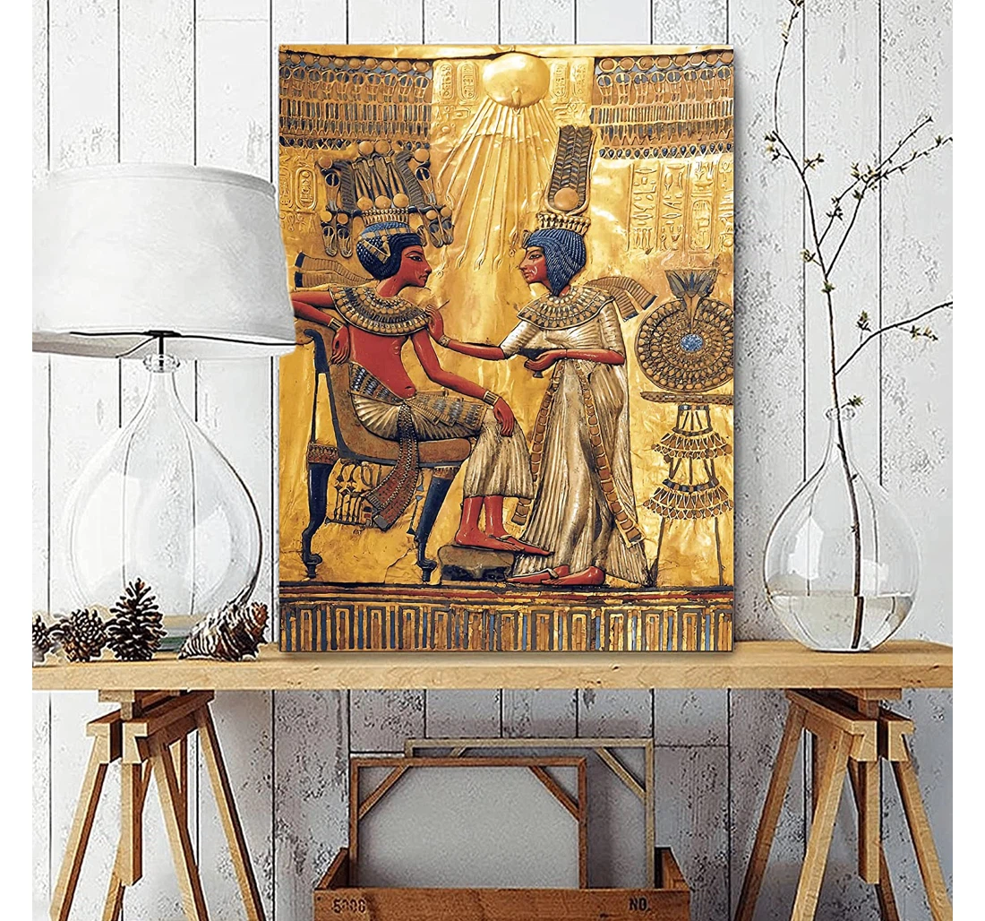 Poster, Canvas - Ancient Egypt Vertical 3d Printed, Custom Personalized Print, Custom Art, A9 Print Framed Wall Art