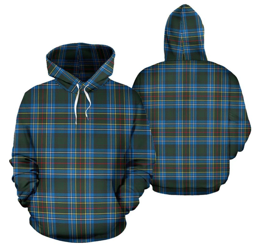 Cockburn Modern Tartan Hbbjy - 3D Printed Pullover Hoodie