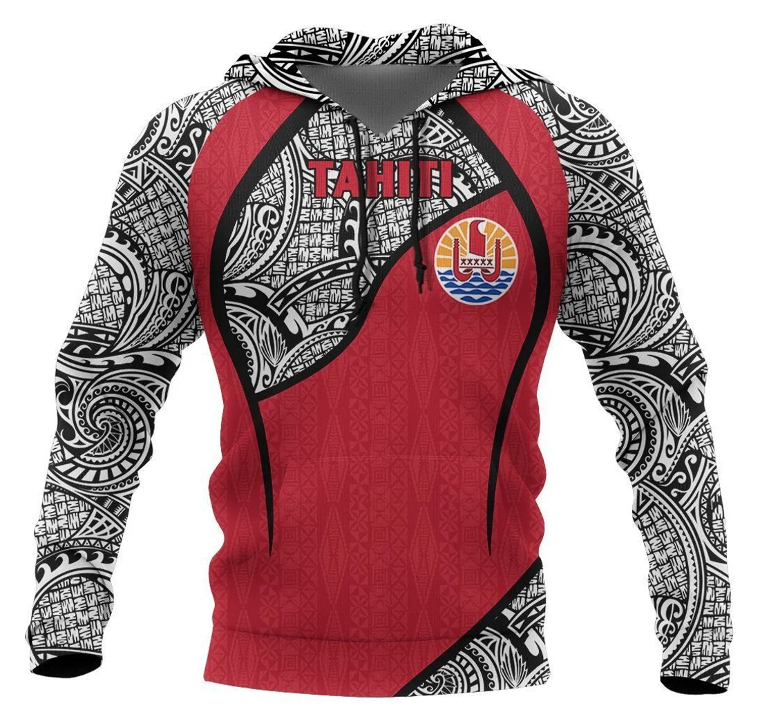 Tahiti Polynesian Otaoc - 3D Printed Pullover Hoodie