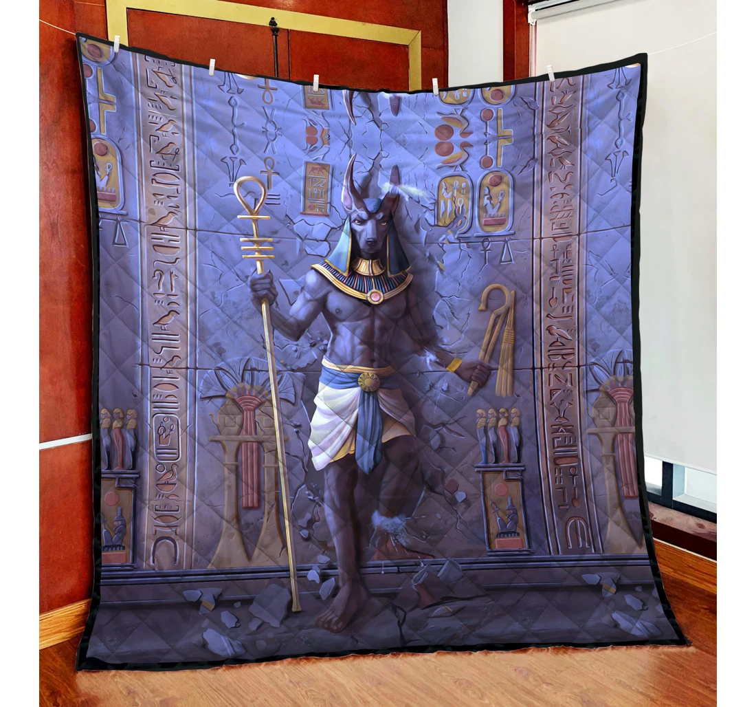 Throw Blanket, Quilt - Ancient Egypt 3d All Over Sherpa Fleece