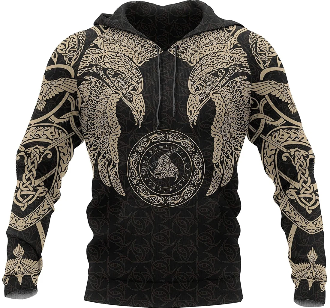 Viking Munin Pefect Jason Voorheers Jason Horror Halloween Gift - 3D Printed Pullover Hoodie