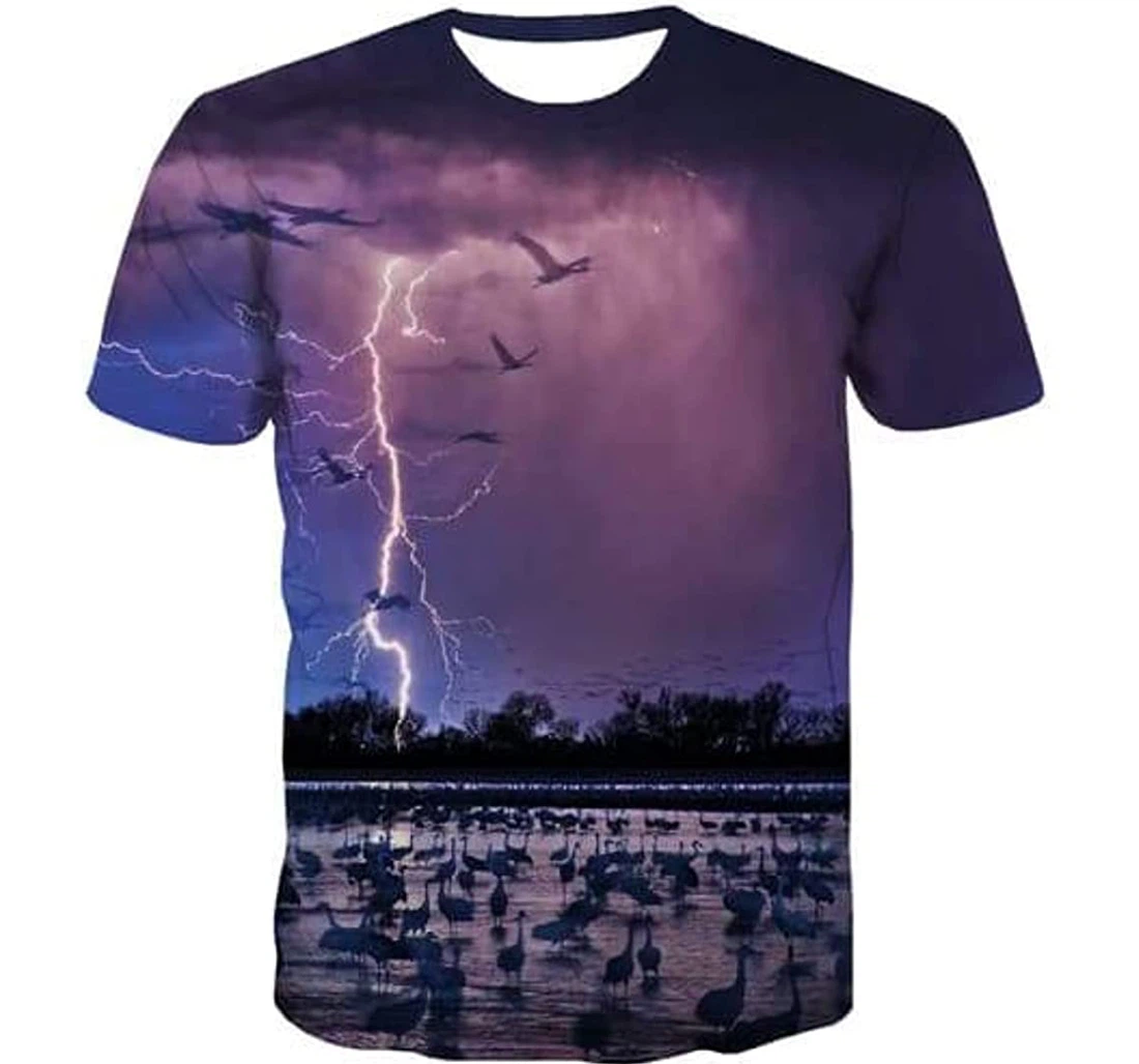 New Lightning Animal Graphic3d - 3D Printed T-shirt