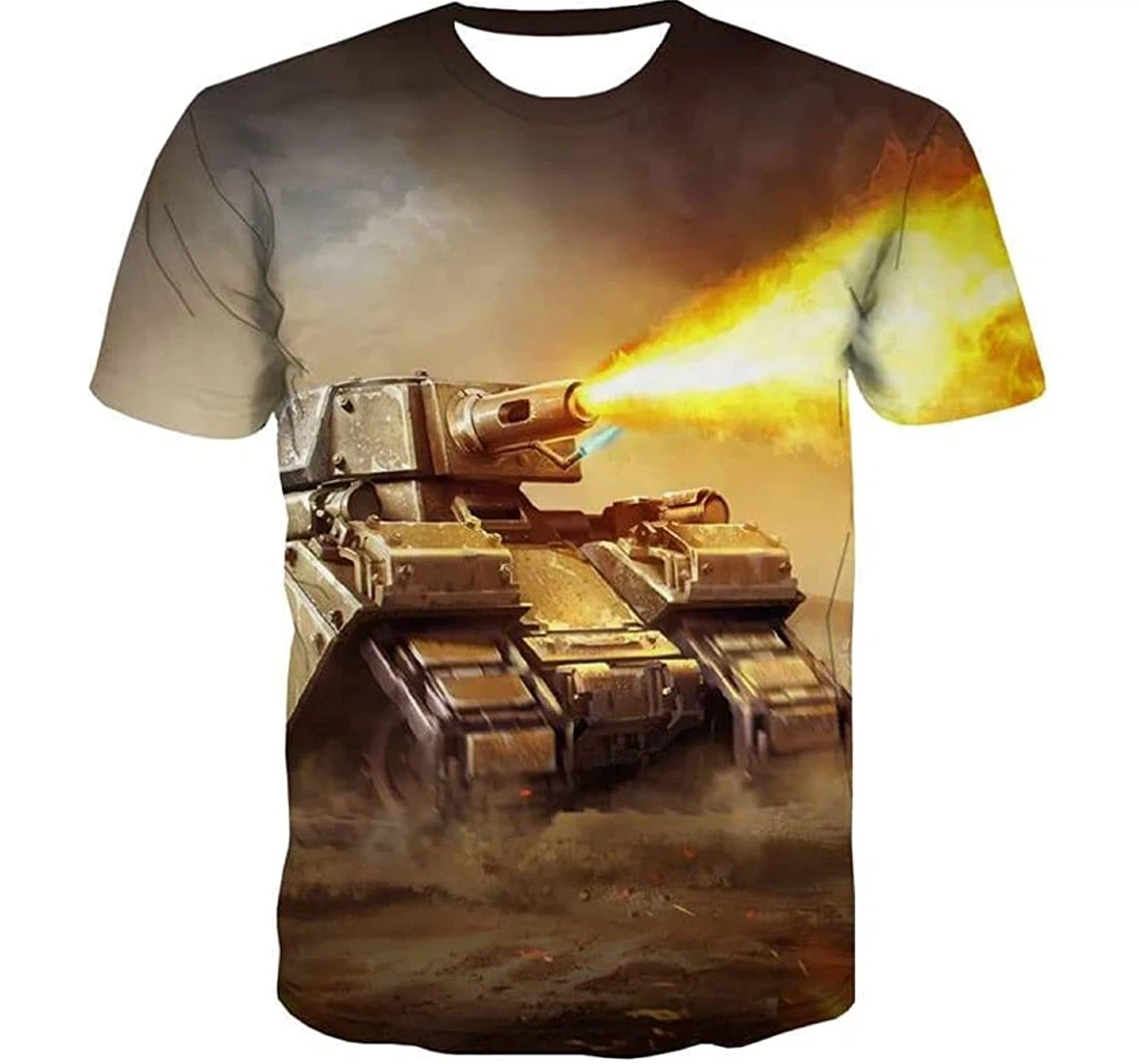 New Graphic Flame War - 3D Printed T-shirt