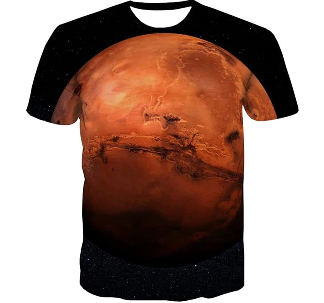 New Planet Space Universe Graphic Cool - 3D Printed T-shirt