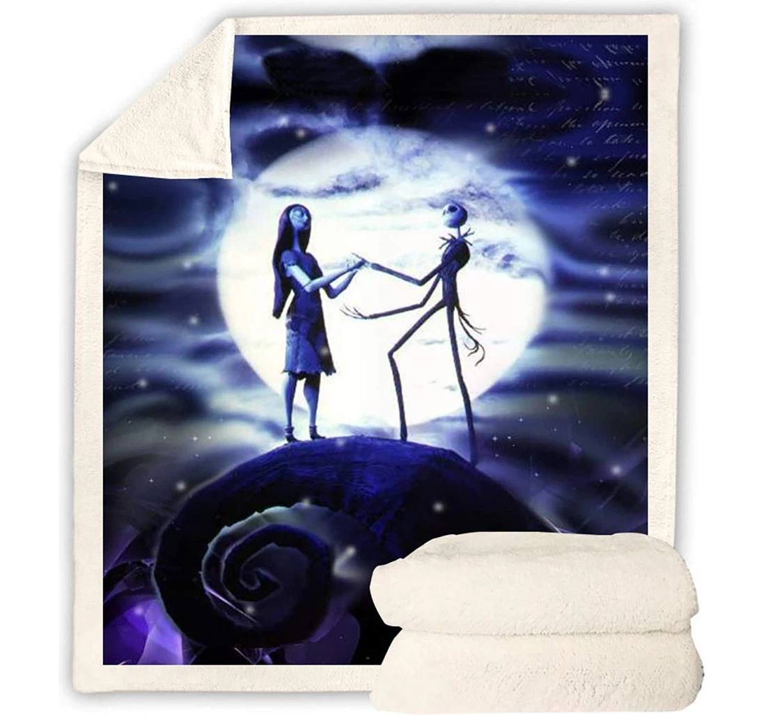 Throw Blanket, Quilt - Warmth Cartoon Anime Pattern Or Sizecm Sherpa Fleece