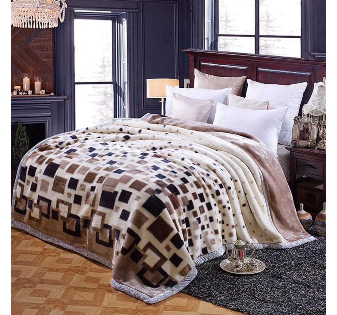 Throw Blanket, Quilt - Double Home Bedroom Thick Autumn And Winter Lunch Break Sleeping Many Occasions Many Options Sherpa Fleece