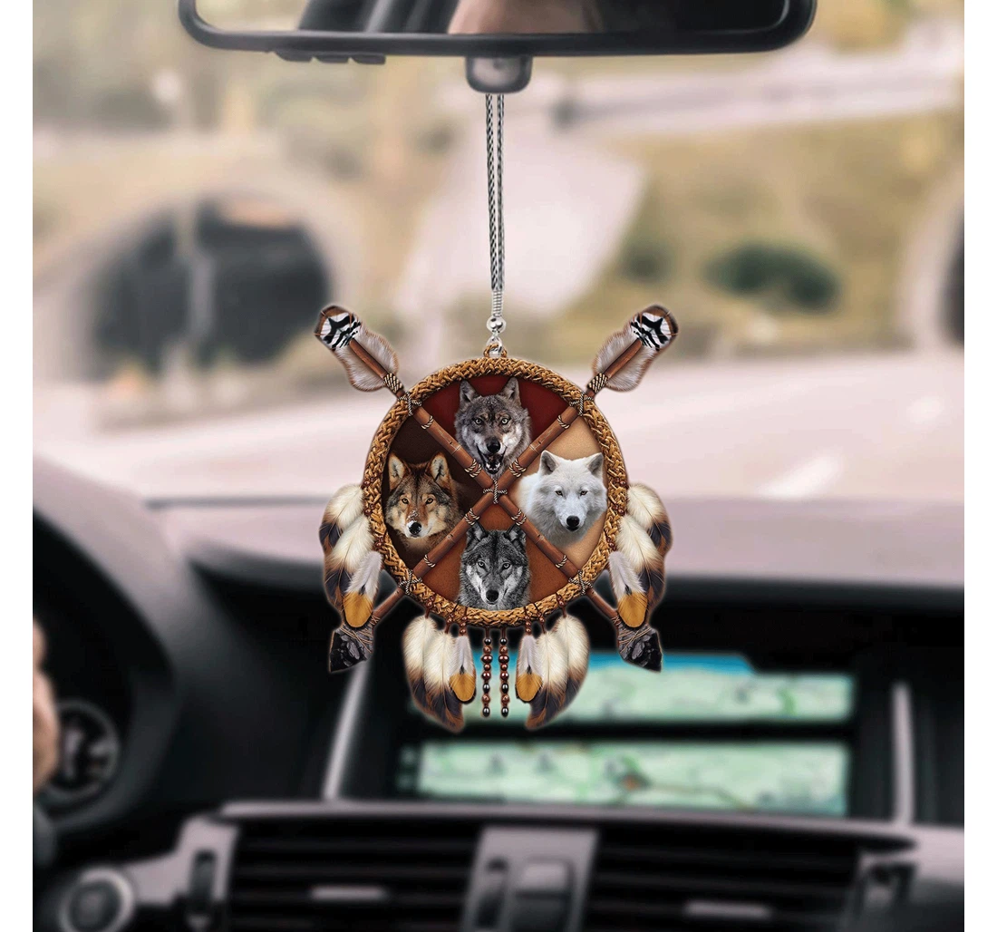 Native American Unique Design Car Hanging Ornament MDF Ornament