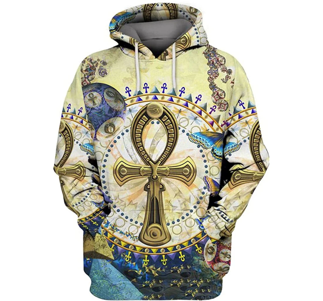 Ancient Egypt - 3D Printed Pullover Hoodie