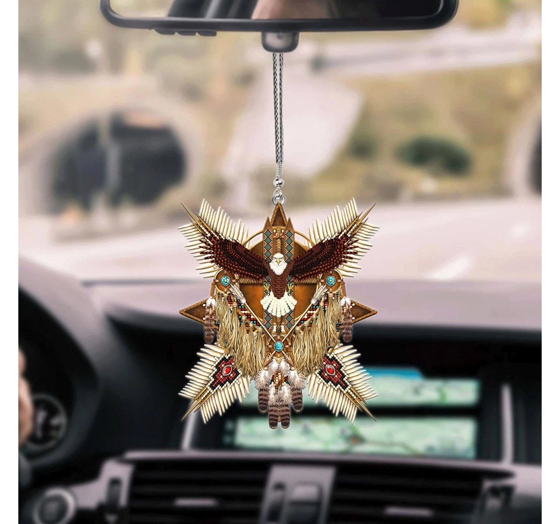 Native American Unique Design Car Hanging Ornament MDF Ornament