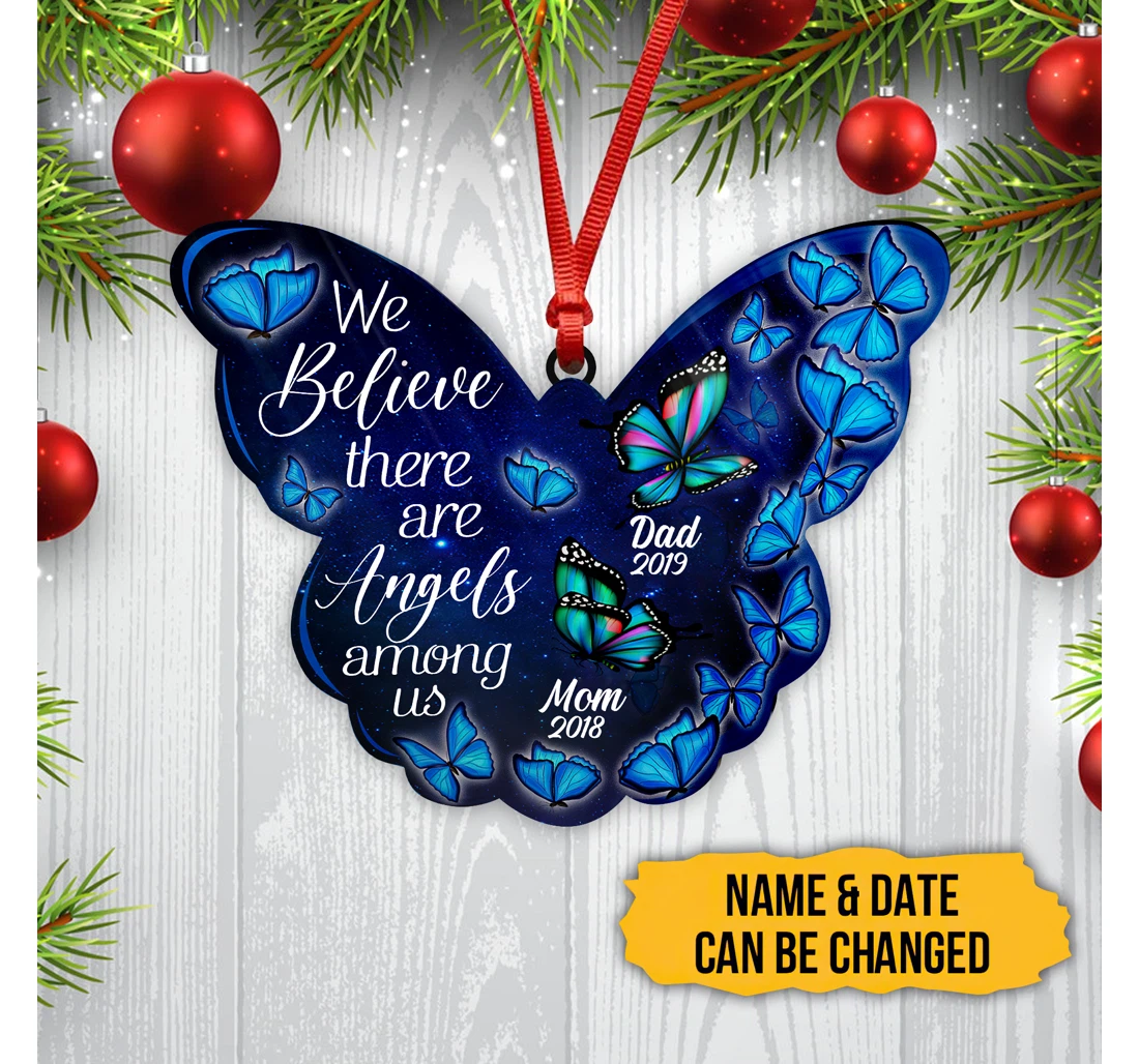 We Believe There Are Angles Among Us 3d All Over Printed Hanging Ornament MDF Ornament